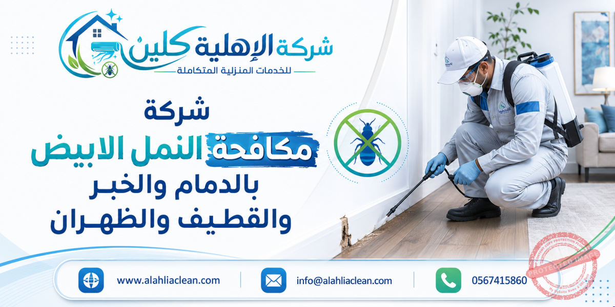 شركة مكافحة النمل الابيض بالدمام والخبر والقطيف والظهران