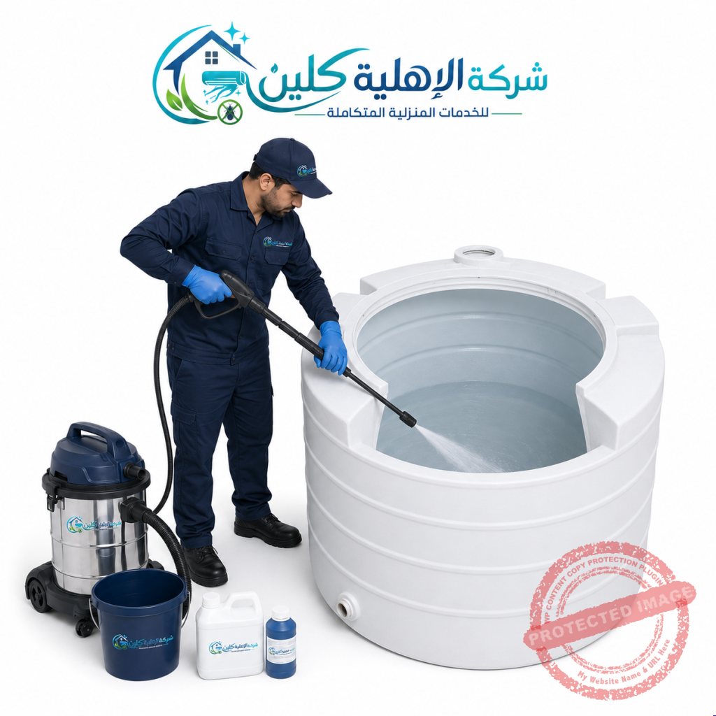عامل مكافحة حشرات من شركة الأهلية كلين